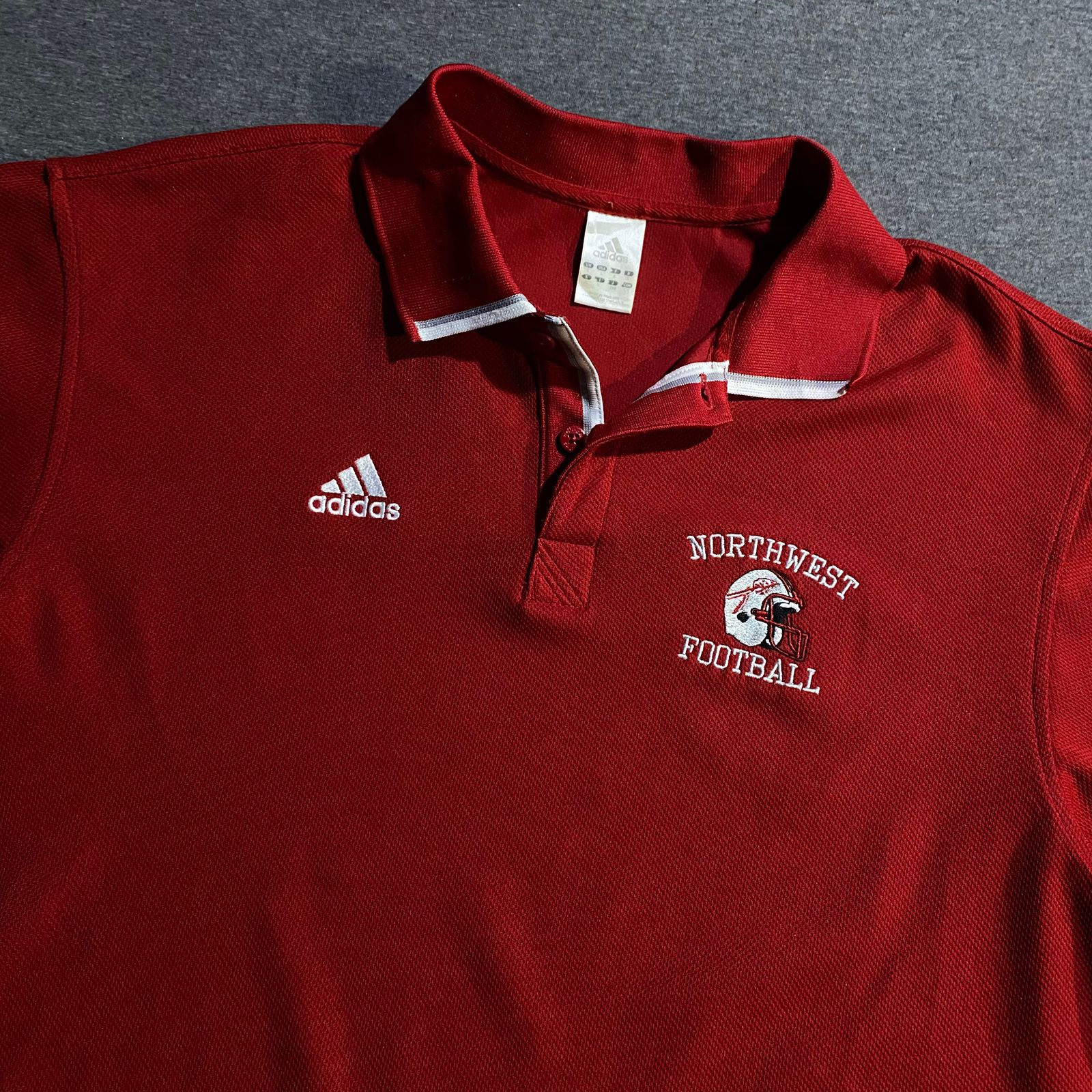 POLO ROJO ADIDAS